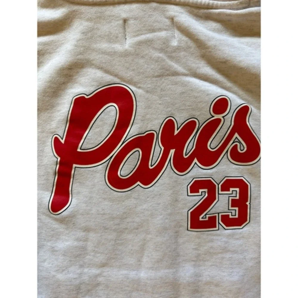 Jordan x PSG Paris Saint-Germain Hoodie Oatmeal Heather Grey Mens‎ Small